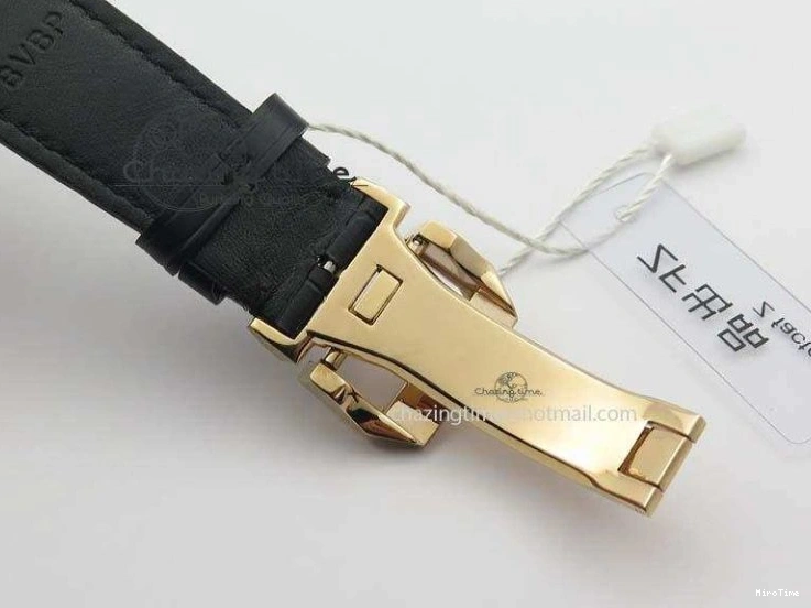 MIROTIME 0324 Portuguese Chrono RG IW371433 Jackie Chan ZF 1:1 Best Edition Gray Dial On Black Leather Strap A7750 V WrinkleFree 7273